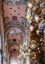 Decorative details of the Palau de la Musica Catalana by Lluis Domenech i Montaner. Barcelona, Catalonia. Royalty Free Stock Photo